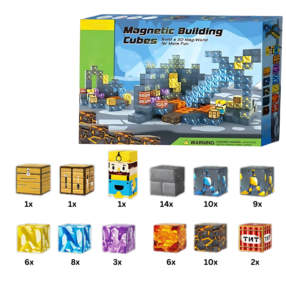 Educational Magnetic Minecraft Blocks