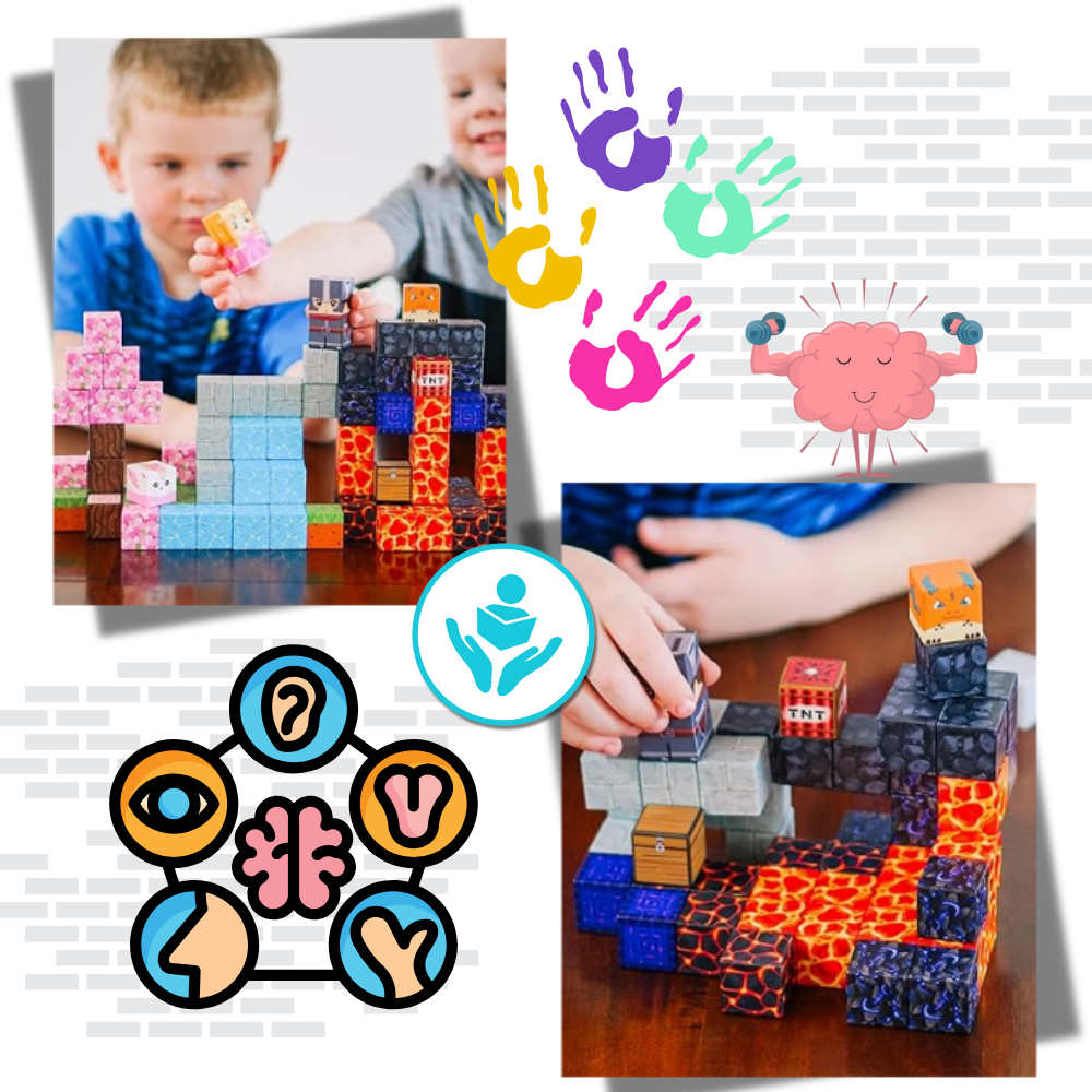 Educational Magnetic Minecraft Blocks