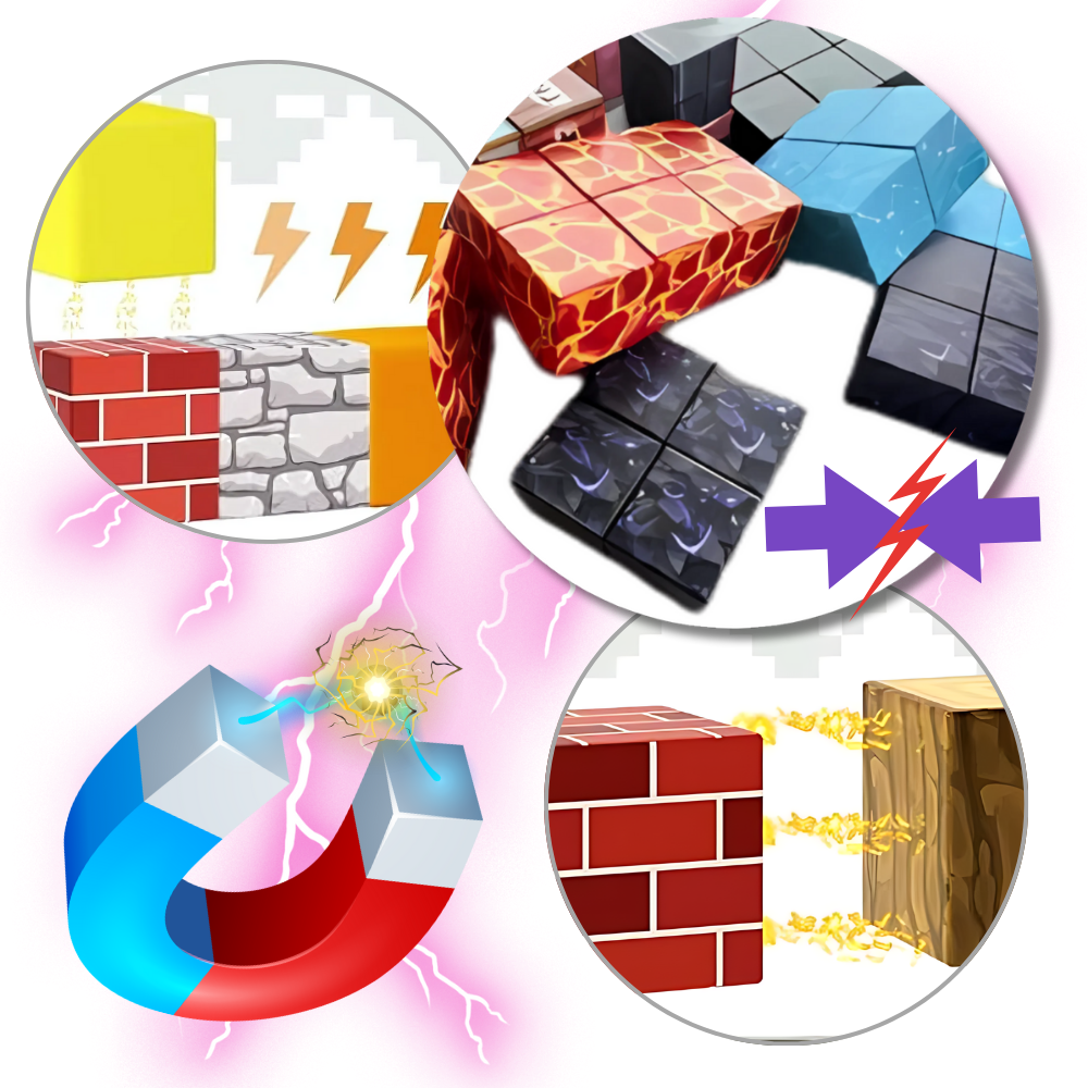 Educational Magnetic Minecraft Blocks