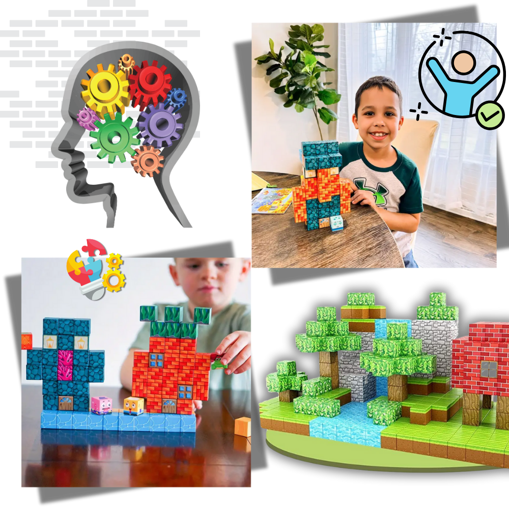 Educational Magnetic Minecraft Blocks