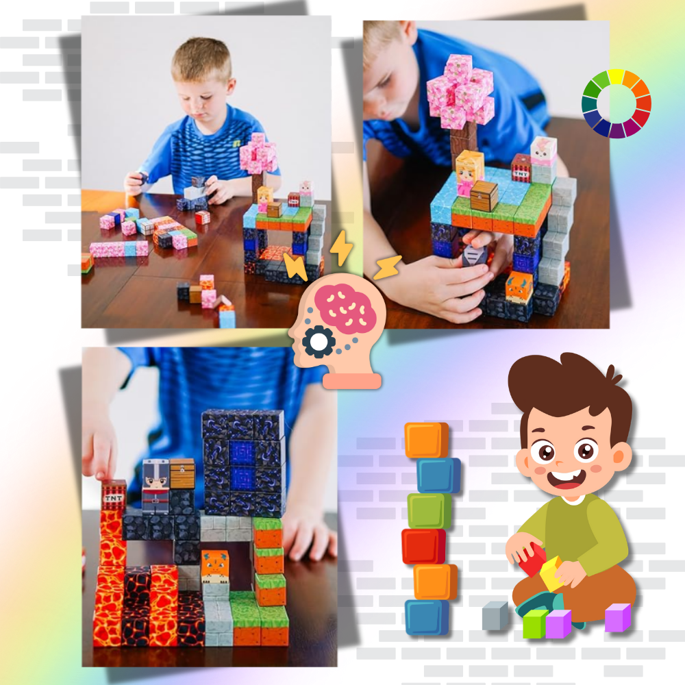 Educational Magnetic Minecraft Blocks