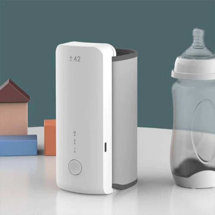 Rechargeable Portable Bottle Warmer – 6 Temperature Settings Baby Bottle Heater