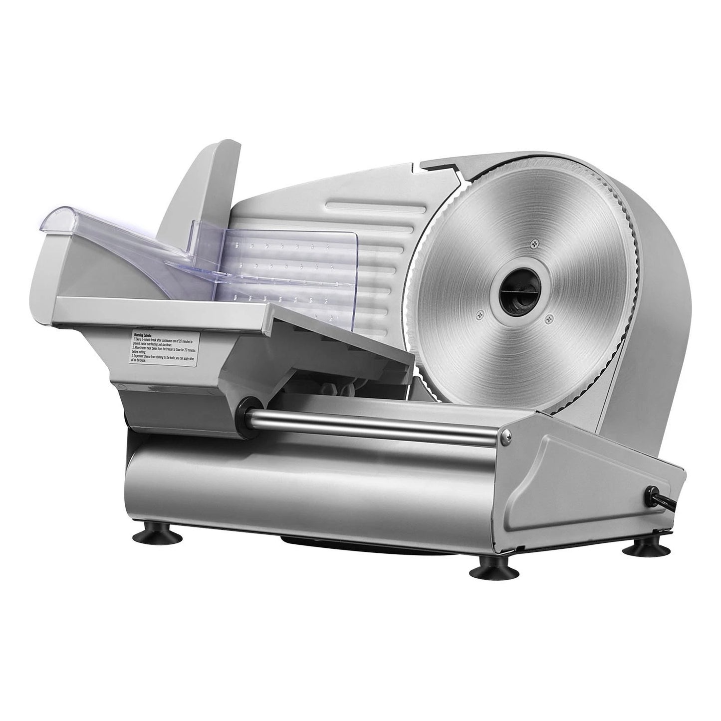 Meat Slicer 180W Electric Deli Food Slicer with 7.5 inch SUS420 Blade