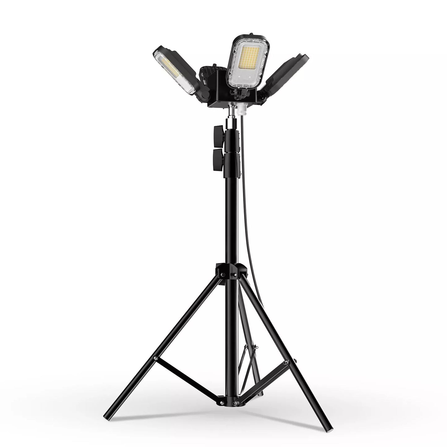 15000 Lumen LED Work Light with Stand Dimmable 5000K Portable Worklight IP65
