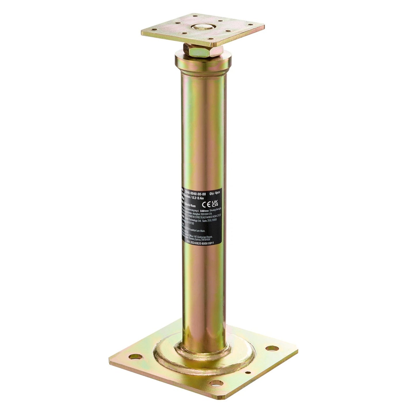4PC Adjustable Floor Jack Post House Floor Leveling Lift 11.6"-16" Height