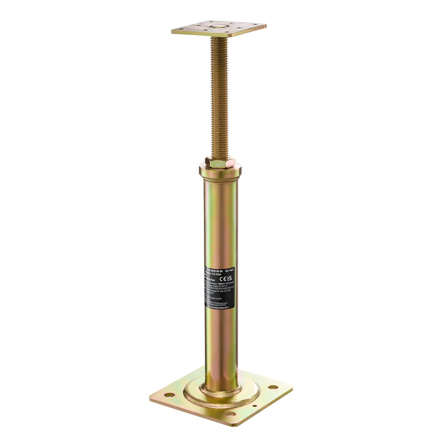 4PC Adjustable Floor Jack Post House Floor Leveling Lift 11.6"-16" Height