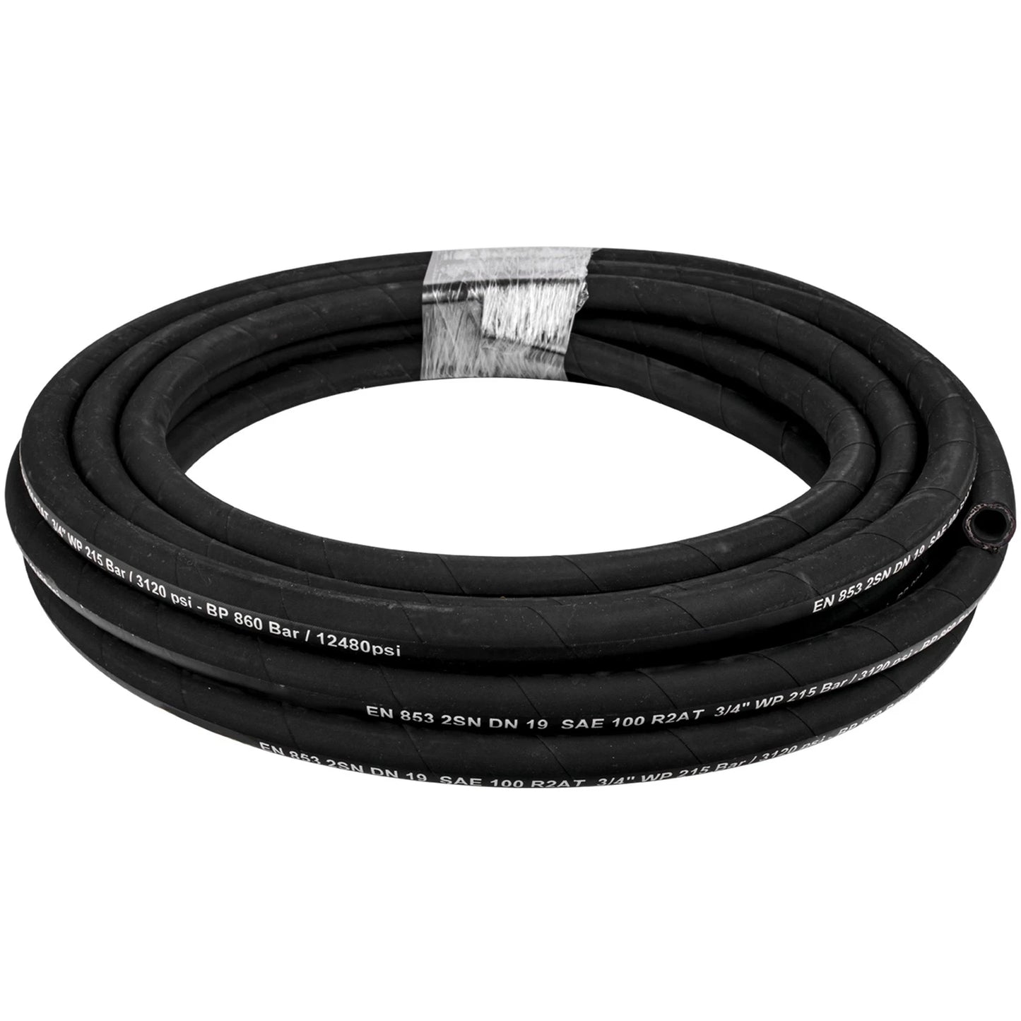 Hydraulic Hose 3/8" Coiled Hydraulic Hose 100ft Hydraulic Hose 5000 PSI