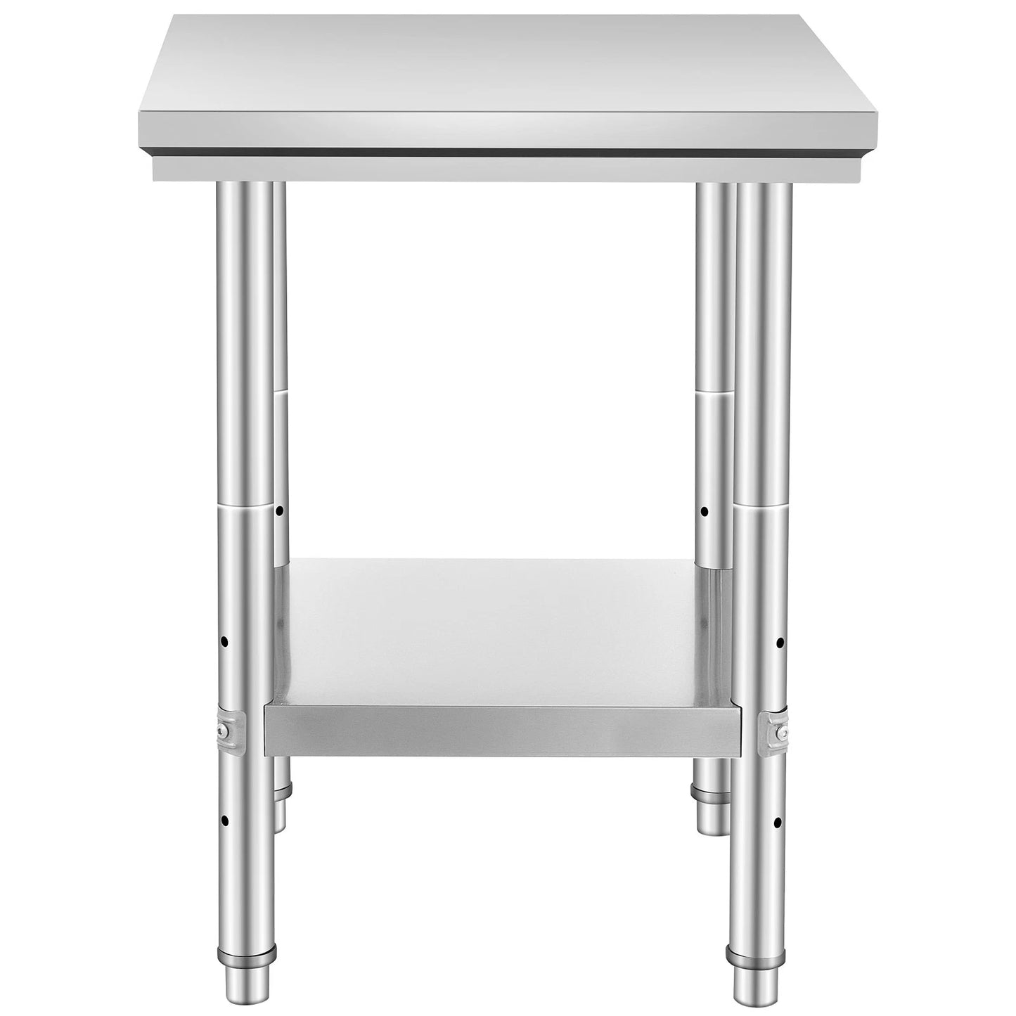 Stainless Steel Commercial Prep Table for Food Service, 24x24x31in