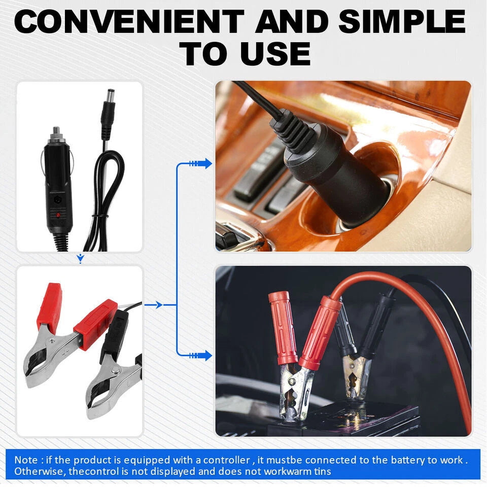30W Solar Panel 12V Trickle Charger Battery Charger Kit Maintainer Boat Car RV