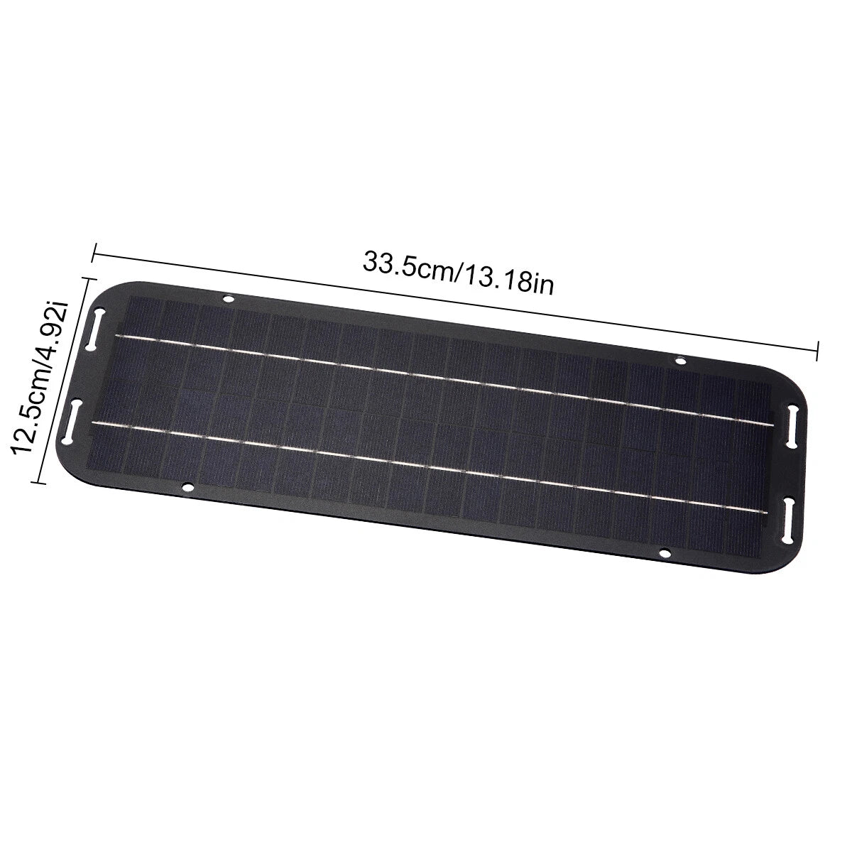 30W Solar Panel 12V Trickle Charger Battery Charger Kit Maintainer Boat Car RV