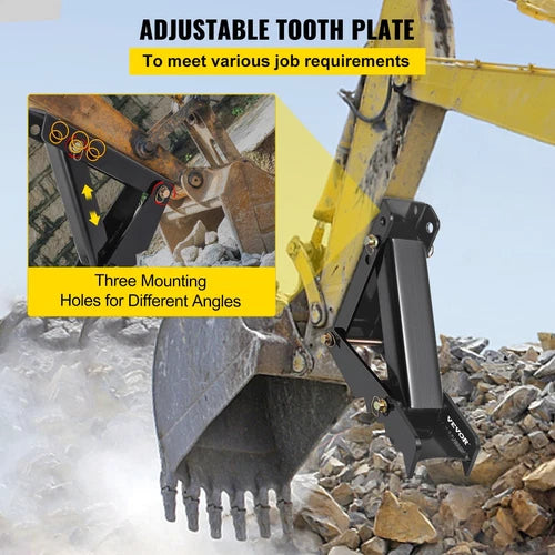 18" Backhoe Thumb 1/2" Steel Plate Excavator Universal Claw for Tractor