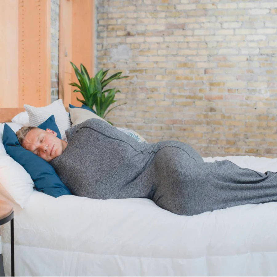 Sleep Pod Move - Adult Swaddle Blanket for Men and Women, High Elasticity Onesies Wearable Blanket