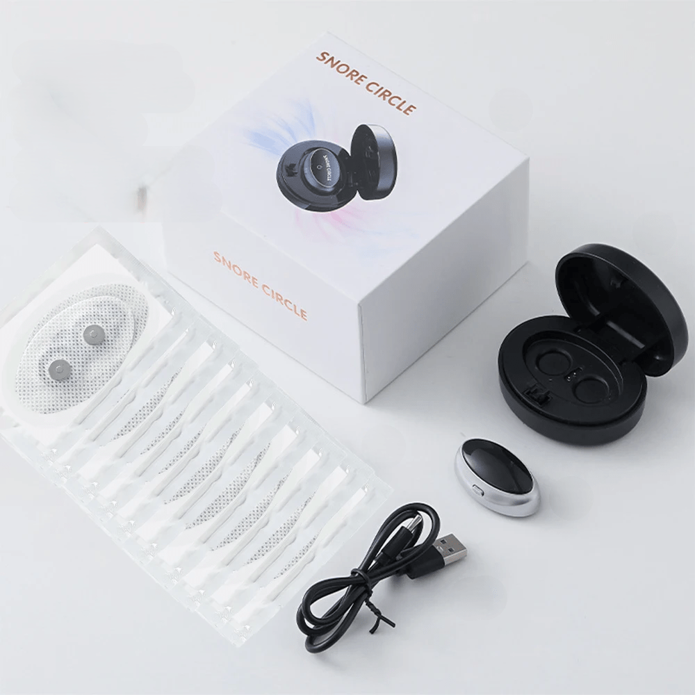 Smart Magnetic Anti-Snoring Device – EMS Sleep Aid for Easy Breathing & Nighttime Apnea Relief (5 Pairs)