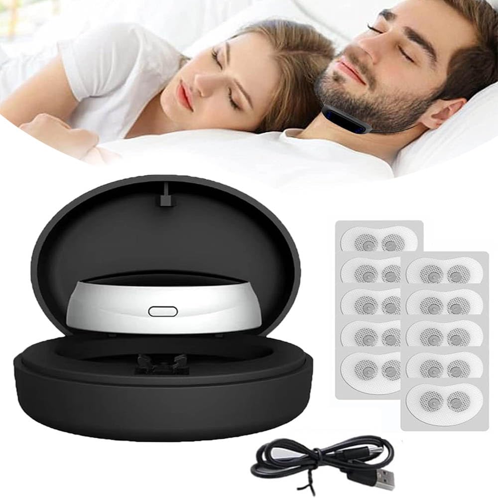 Smart Magnetic Anti-Snoring Device – EMS Sleep Aid for Easy Breathing & Nighttime Apnea Relief (5 Pairs)