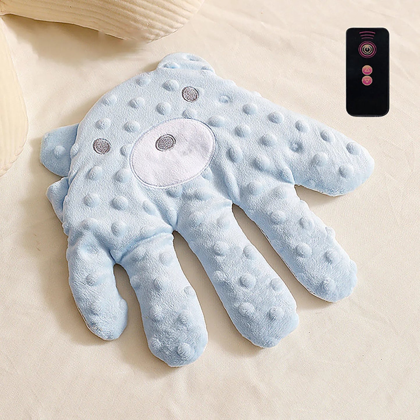 Soothing Baby Hand Pillow – Gentle Electric Patting Toy for Comfort & Startle Prevention. The Perfect Sleeping Aid & Heartwarming Gift for a Restful, Happy Baby