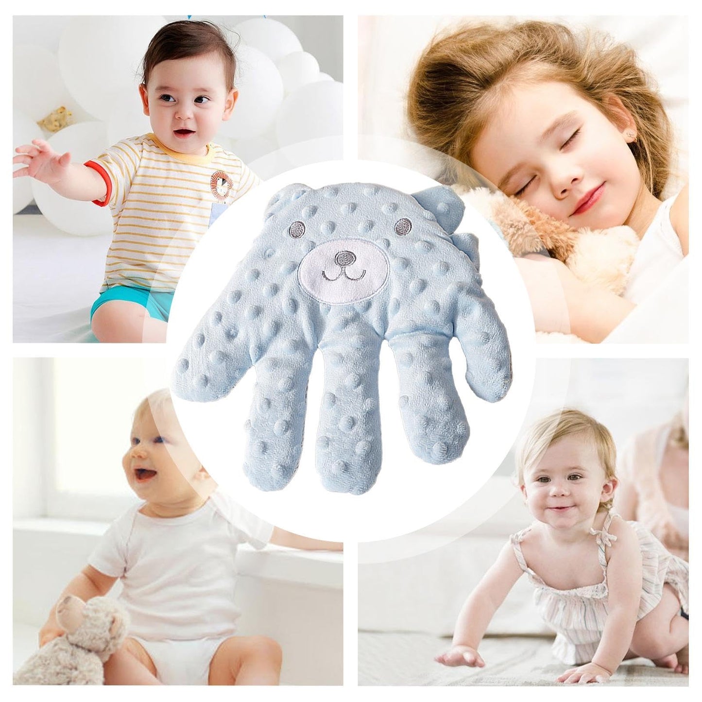 Soothing Baby Hand Pillow – Gentle Electric Patting Toy for Comfort & Startle Prevention. The Perfect Sleeping Aid & Heartwarming Gift for a Restful, Happy Baby