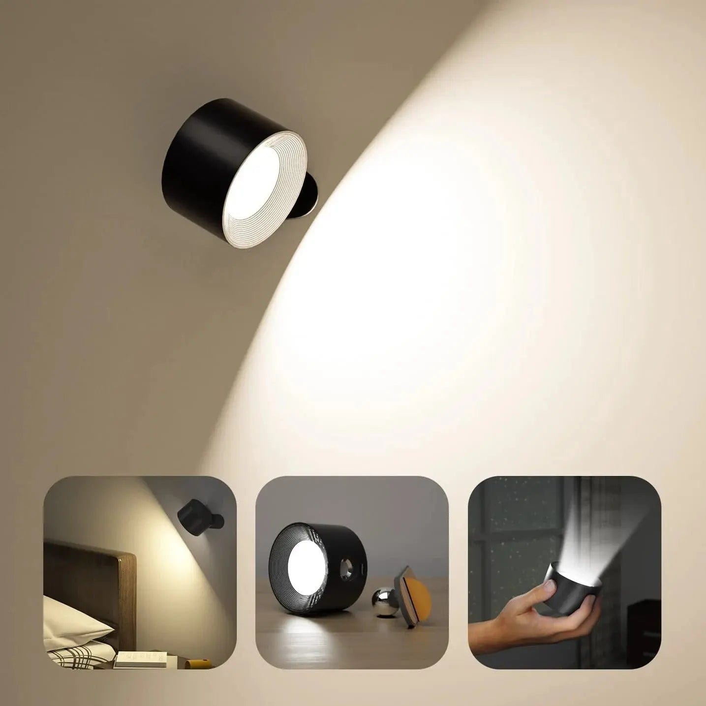 Battery Operated Wall Light - Rechargeable Wall Light - Ambilume