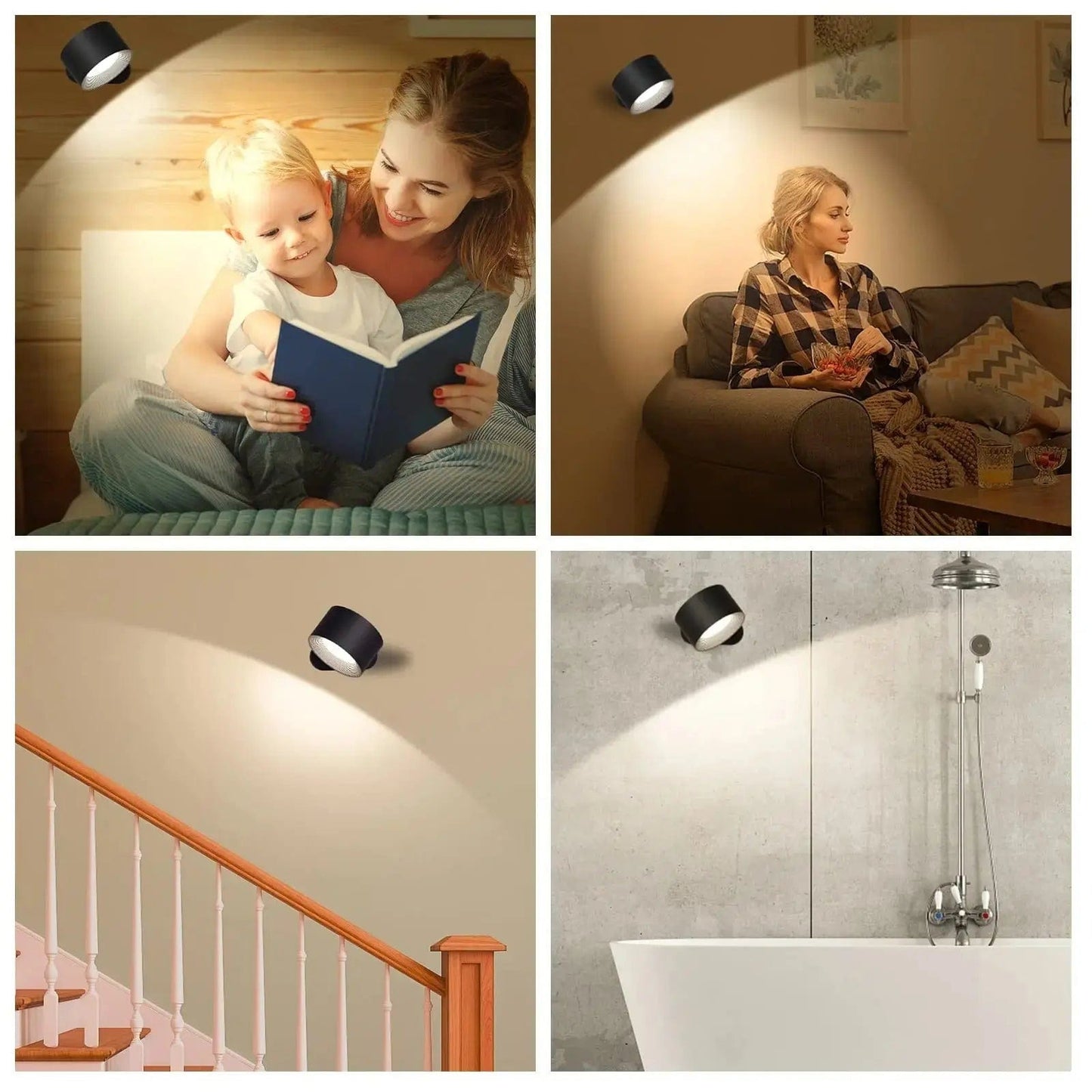 Battery Operated Wall Light - Rechargeable Wall Light - Ambilume