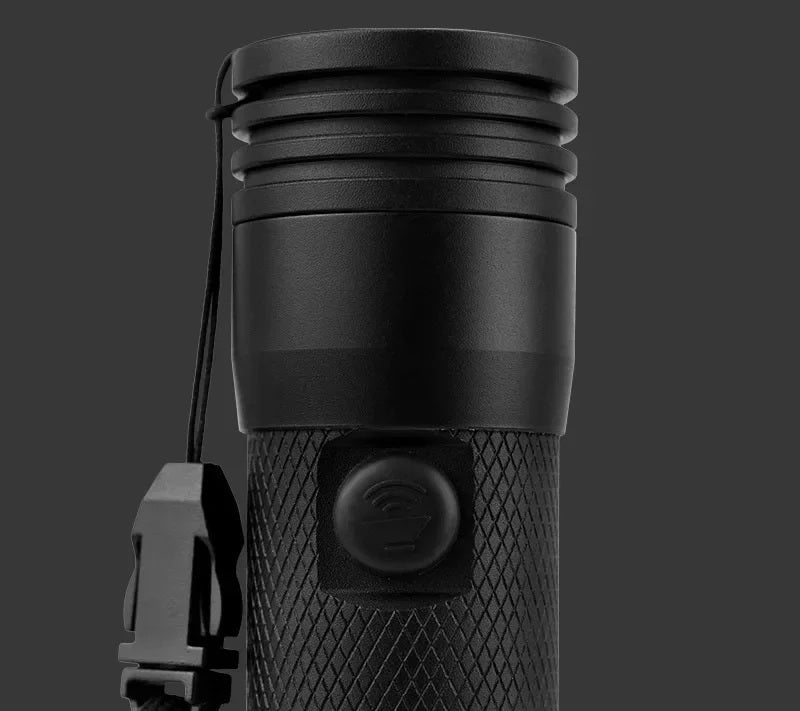 Tactical Solar Flashlight – 10-in-1 USB Rechargeable Survival Tool with SOS Alarm, Glass Breaker & Camping Emergency Kit