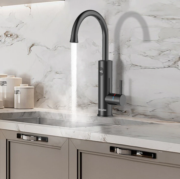 Instant Hot Water Tap ,Quooker Tap 3200W 2 in 1 Kitchen Faucet Instant Boiling Water , Digital Temperature Display