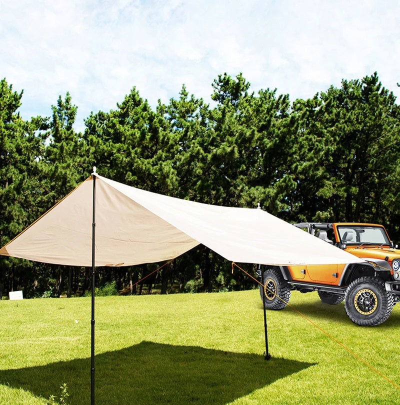 Carbon Fiber Telescopic Tarp Poles – Ultralight Adjustable Tent Supports for Outdoor Camping, Shelters, and Hiking Awnings