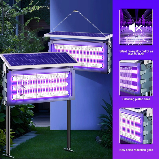 Solar Mosquito Bug Zapper Killer Lights