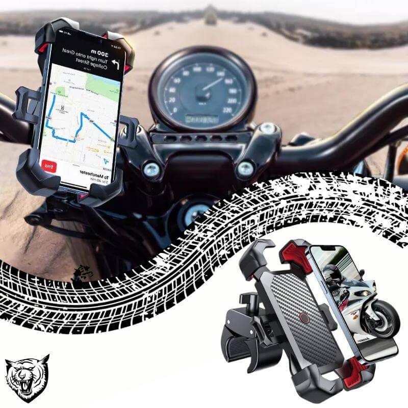 Motorcycle Auto Lock Phone Holder