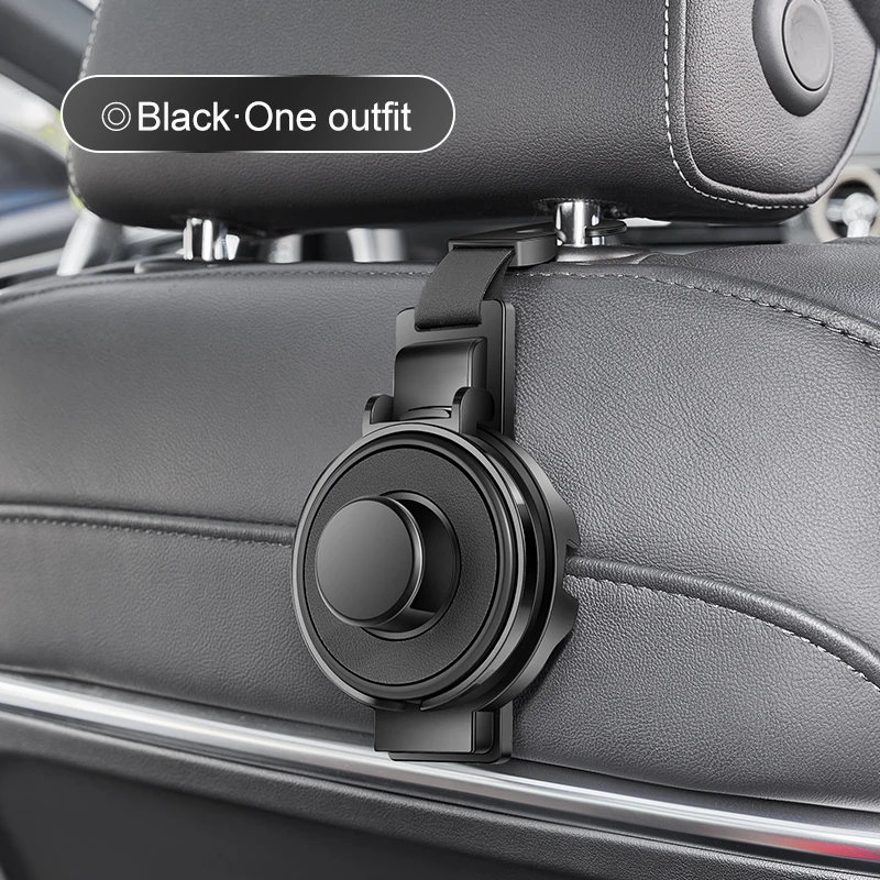 Multi-Purpose Car Seat Headrest Hook & Cup Holder – Ultimate Backseat Organizer for Bags and Drinks