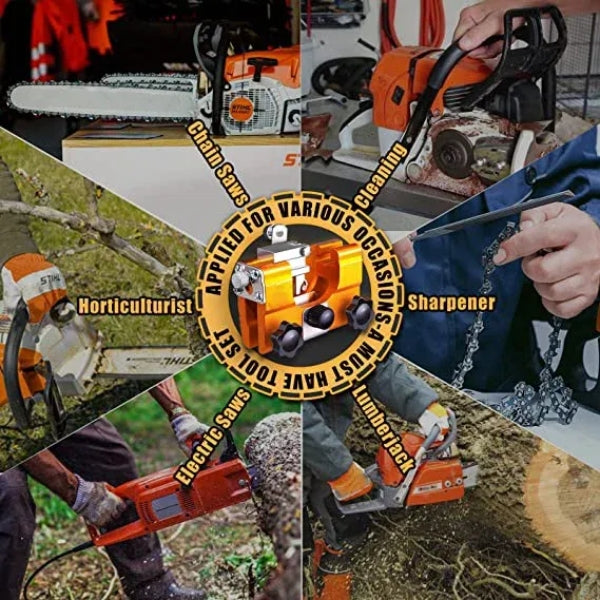 Sawsharpener for Chainsaw - Gear up with the saw sharpener.