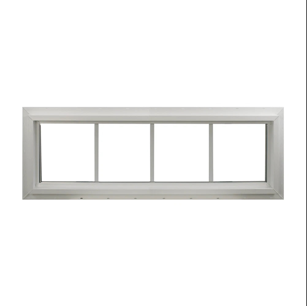 Double Pane Transom Window 48" x 12", Florida Approve Vinyl Argon Gas Low E DP50