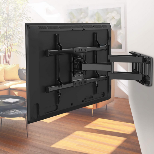 Heavy Duty Full Motion TV Wall Mount for 37-75 Inch Screens – Adjustable & Secure