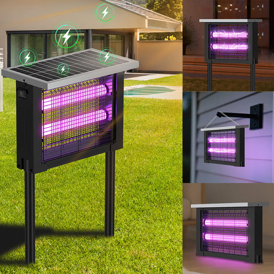 Wireless Portable Solar Bug Zapper with LED