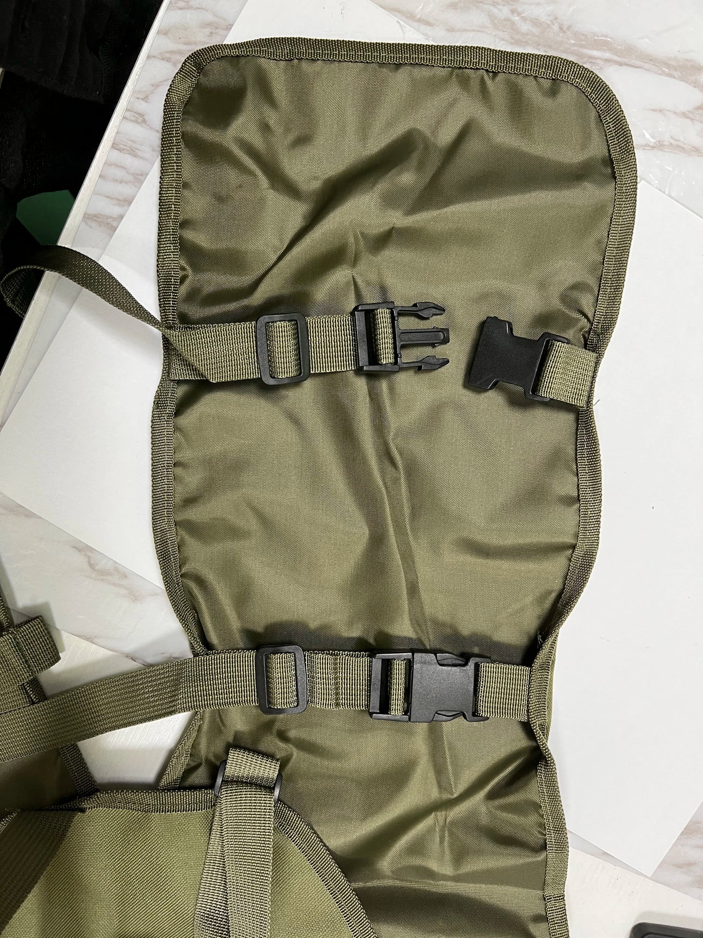 Heavy-Duty Work Apron - Split-Leg Canvas Tool Apron with Pockets for Gardening, Woodworking, and DIY Enthusiasts