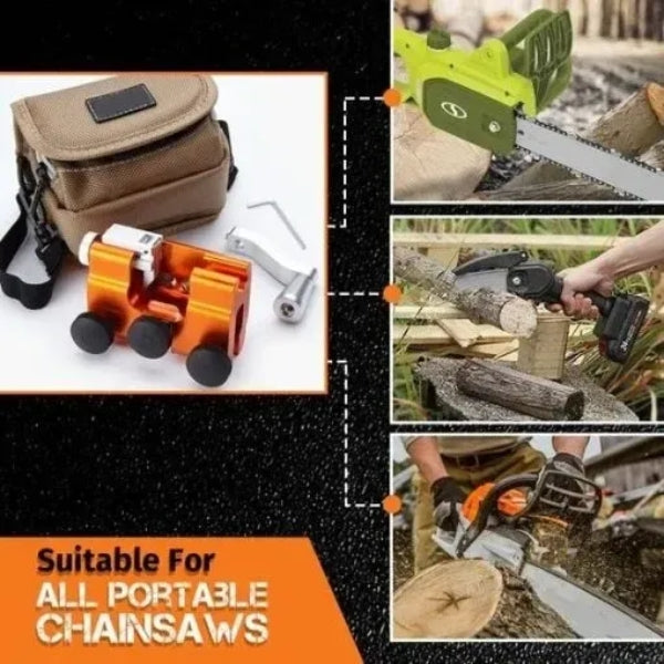Sawsharpener for Chainsaw - Gear up with the saw sharpener.