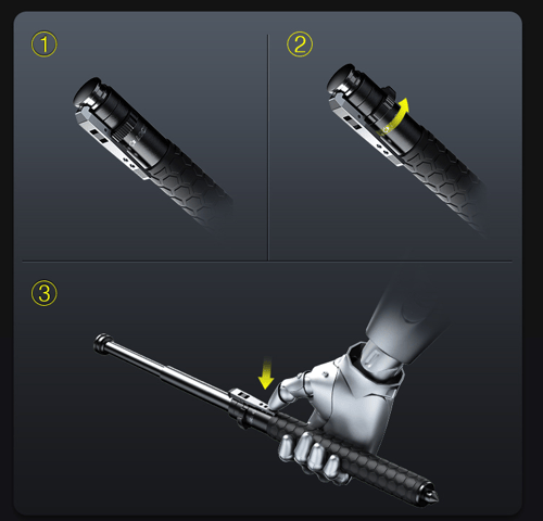 Enhanced Automatic Retractable Trekking Stick