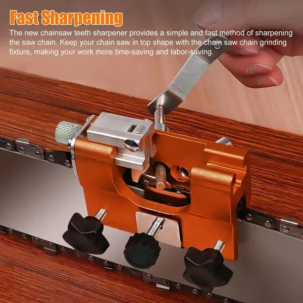 Sawsharpener for Chainsaw - Gear up with the saw sharpener.