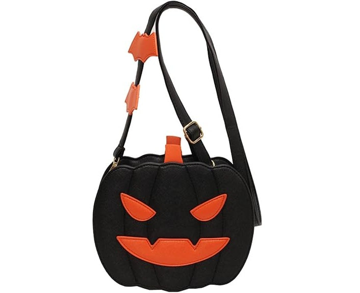 Steampunk Gothic Pumpkin Bag – Funky Crossbody Purse for Women, Teens, and College Students’ Halloween Style
