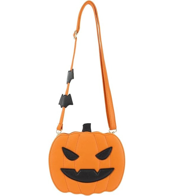 Steampunk Gothic Pumpkin Bag – Funky Crossbody Purse for Women, Teens, and College Students’ Halloween Style