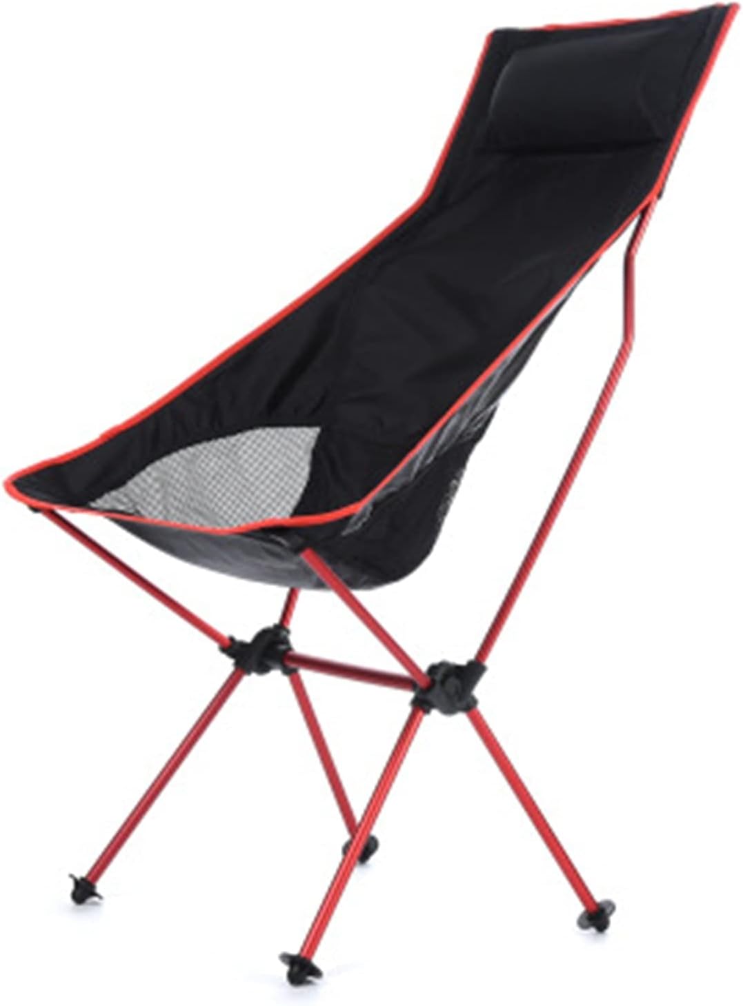 Portable Folding Camping Chair - Oxford Cloth Seat for Fishing, BBQ, Picnic, Beach or Festival Outdoor Adventures