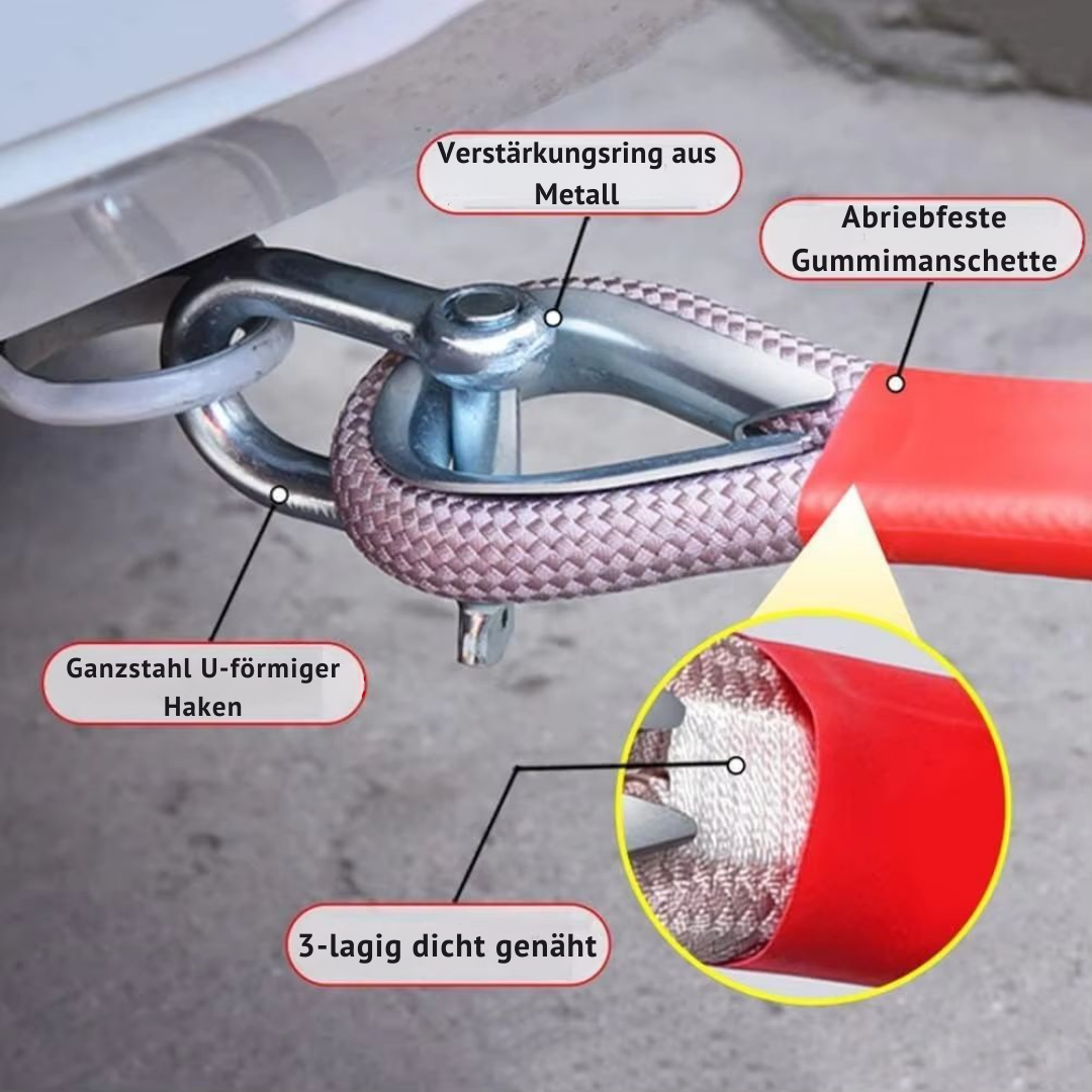 Car Towing Rope Off-road Vehicle Can Tow 18 Tons of Rescue Rope Upgraded Version Which Is Very Reliable and Wear-resistant