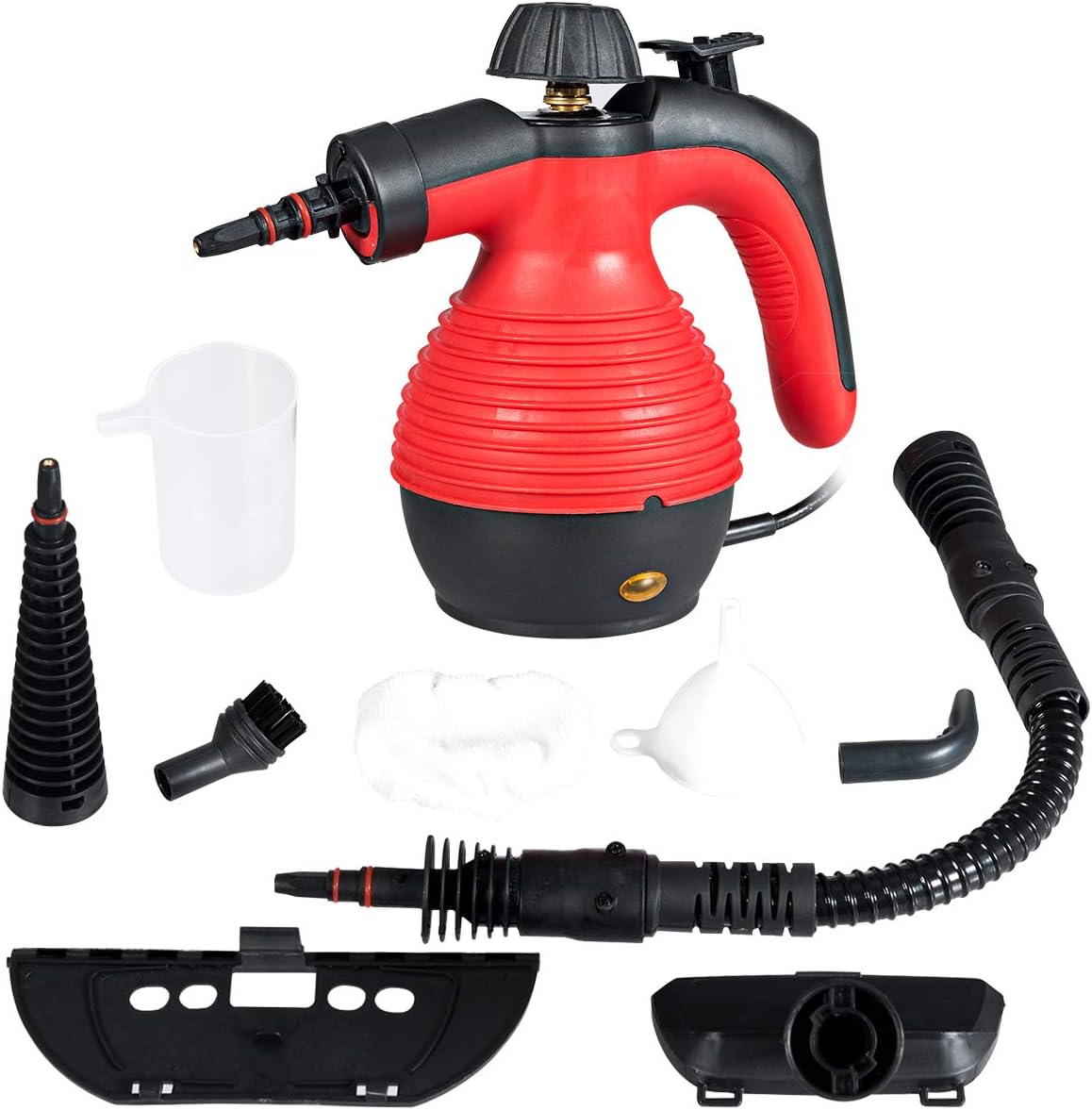 Handheld Pressurized Steam Cleaner, Multi-Purpose Steamer, Steam Iron, 1050W, W/Attachments