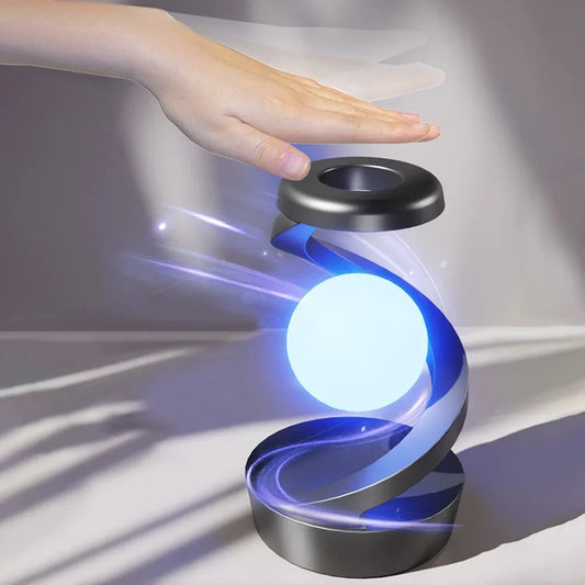 Levitating Moon Lamp – 3D Floating LED Light with Wireless Charging & Multicolor Glow