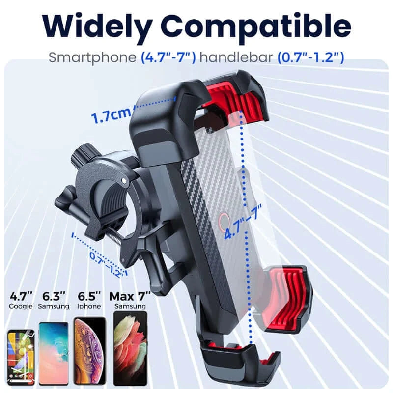 Motorcycle Auto Lock Phone Holder