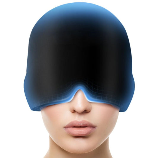 Hot & Cold Gel Compress Hood – Instant Migraine & Eye Strain Relief
