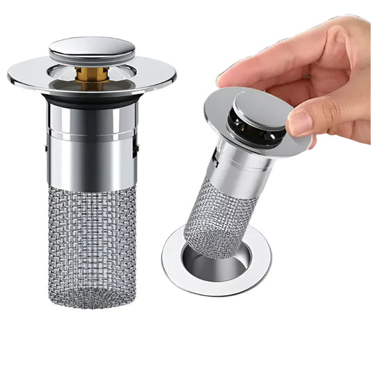 Odor Isolation Pop Up Sink Stopper – Keep Drains Clean & Fresh
