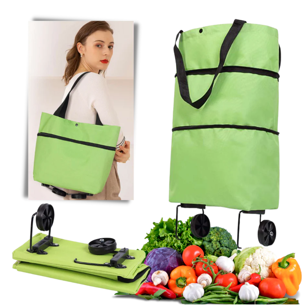 Foldable Trolley grocery Bag 30L