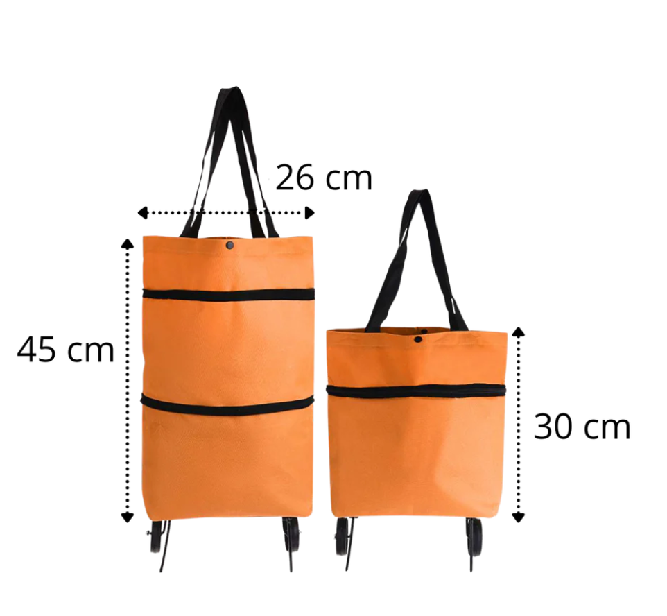 Foldable Trolley grocery Bag 30L