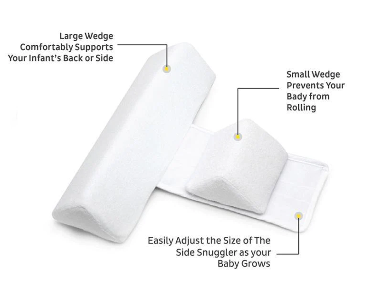 Baby Sleeping Side Positioner Pillow - Anti Roll