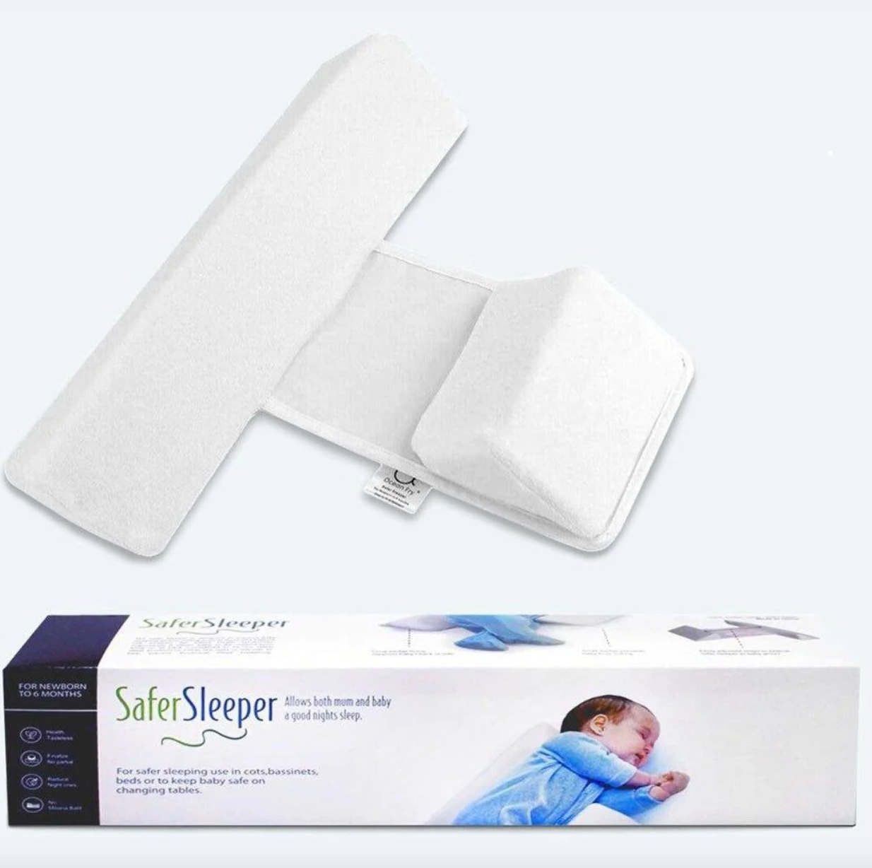 Baby Sleeping Side Positioner Pillow - Anti Roll