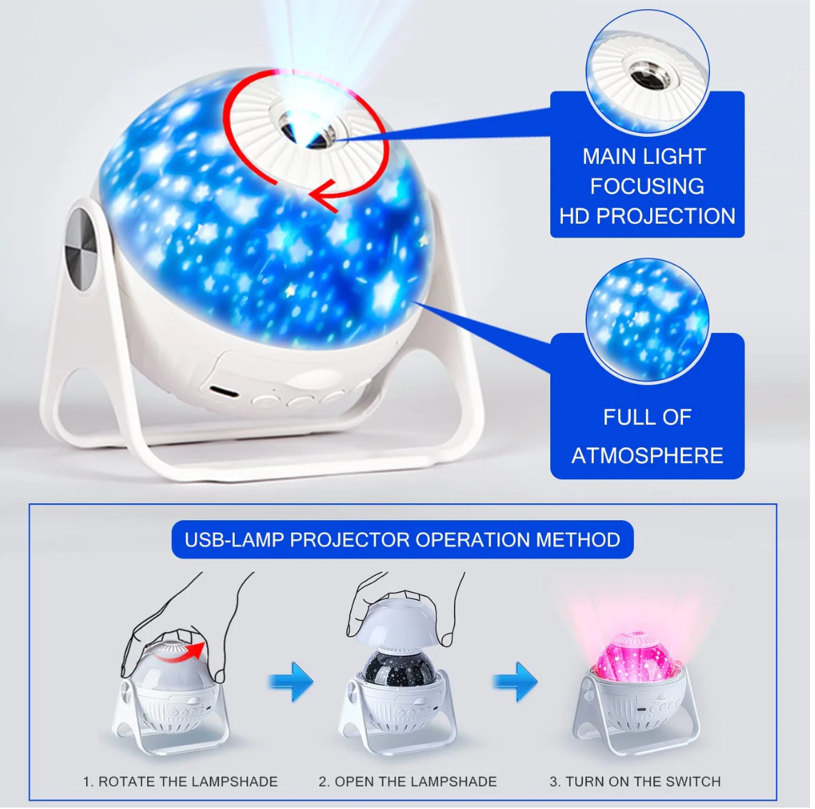 Planetarium Projector Night Light